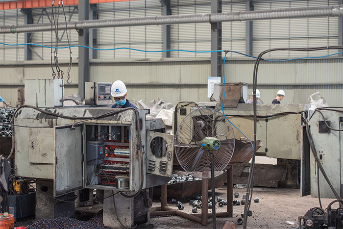 贵阳网架配件-锥头加工车间